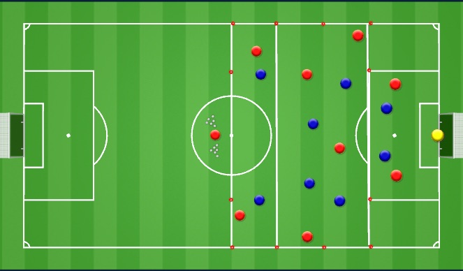 Football/Soccer Session Plan Drill (Colour): Specific Practice