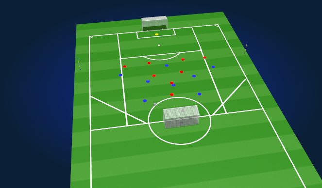 Football/Soccer Session Plan Drill (Colour): LSG