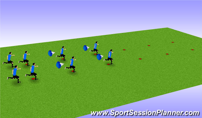 Football/Soccer Session Plan Drill (Colour): FIFA 11+
