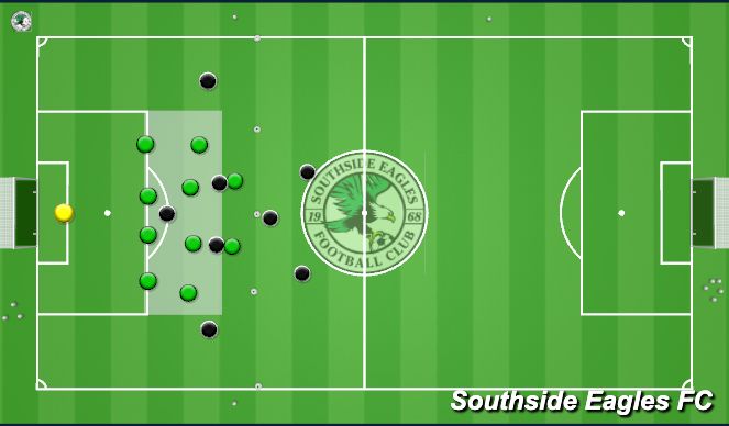 Football/Soccer Session Plan Drill (Colour): Warm-Up - Framing