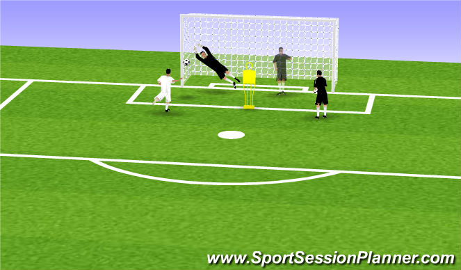 Football/Soccer Session Plan Drill (Colour): Screen 2