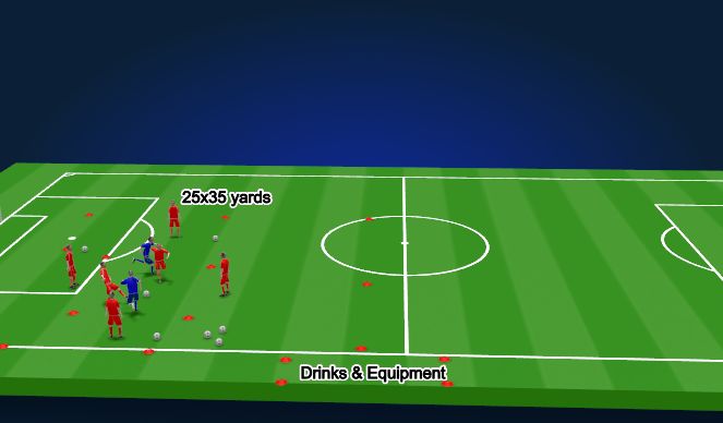 Football/Soccer Session Plan Drill (Colour): Screen 2