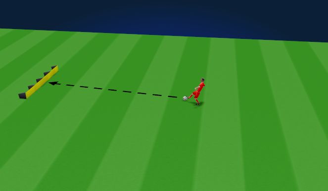 Football/Soccer Session Plan Drill (Colour): Long Passing Warm Up 
