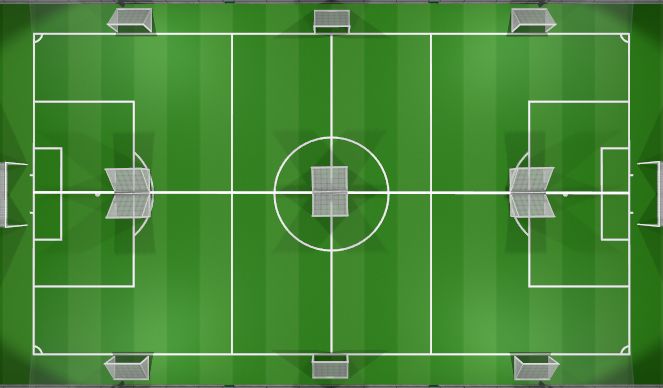 Football/Soccer Session Plan Drill (Colour): Arrival Games