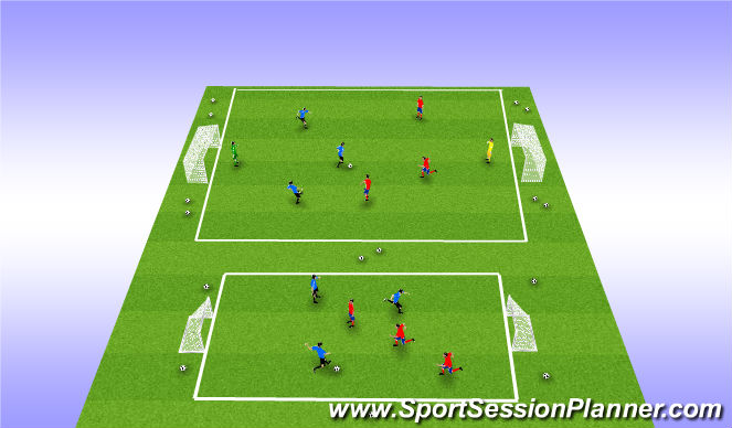 Football/Soccer Session Plan Drill (Colour): Soccer Conditioning: C1W6S6