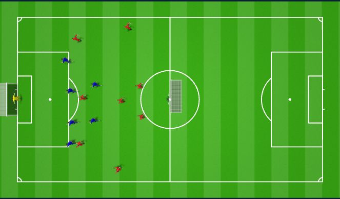Football/Soccer Session Plan Drill (Colour): LSG