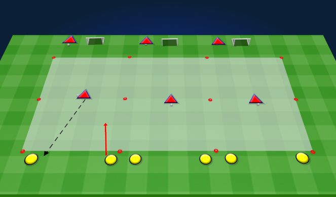 Football/Soccer Session Plan Drill (Colour): Main Activity