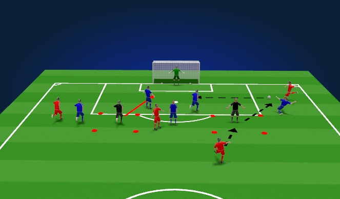 Football/Soccer Session Plan Drill (Colour): Screen 1