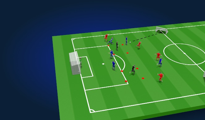 Football/Soccer Session Plan Drill (Colour): Screen 2