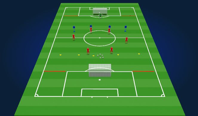 Football/Soccer Session Plan Drill (Colour): TG - WeP2 Patterns