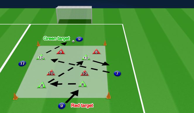 Fútbol Ejercicio del Plan de Sesiones (Color): Screen 1