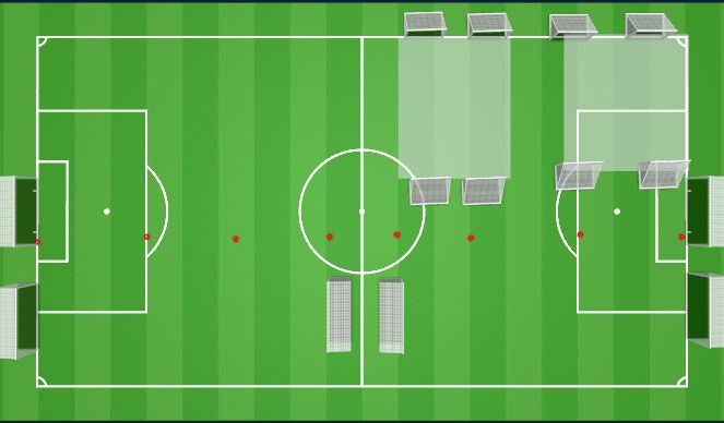 Football/Soccer Session Plan Drill (Colour): 5v5 / Playmore