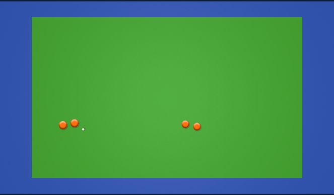 Hockey Session Plan Drill (Colour): Passing Lanes