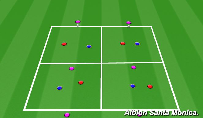 Football/Soccer Session Plan Drill (Colour): A1