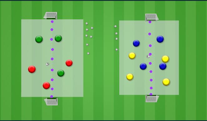 Football/Soccer Session Plan Drill (Colour): Switching Play