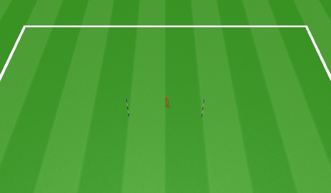 Football/Soccer Session Plan Drill (Colour): Cross Ball Warm Up