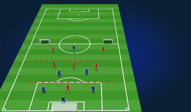 Football/Soccer Session Plan Drill (Colour): small sided game