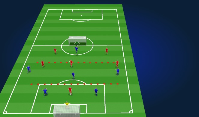 Football/Soccer Session Plan Drill (Colour): ssg