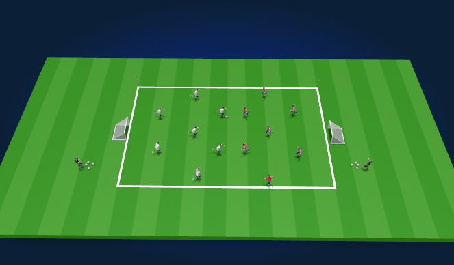 Football/Soccer Session Plan Drill (Colour): Constraints Game