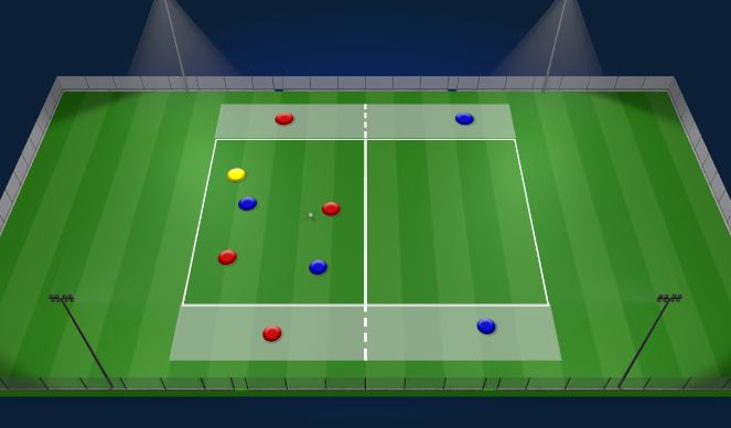 Football/Soccer Session Plan Drill (Colour): Screen 1