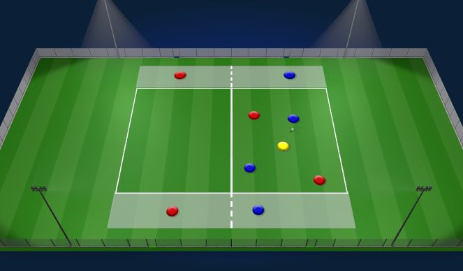 Football/Soccer Session Plan Drill (Colour): Screen 2