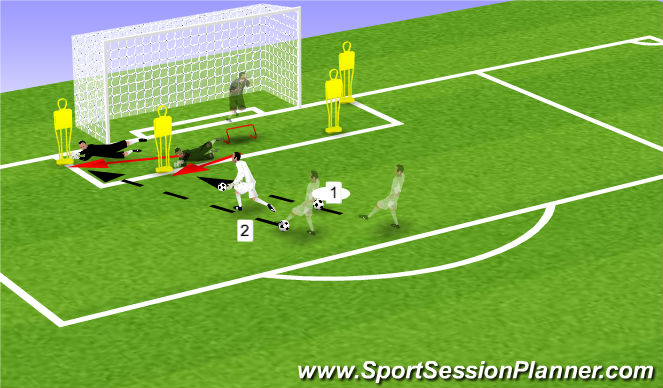 Football/Soccer Session Plan Drill (Colour): Screen 3