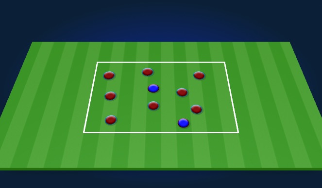 Football/Soccer Session Plan Drill (Colour): Tag