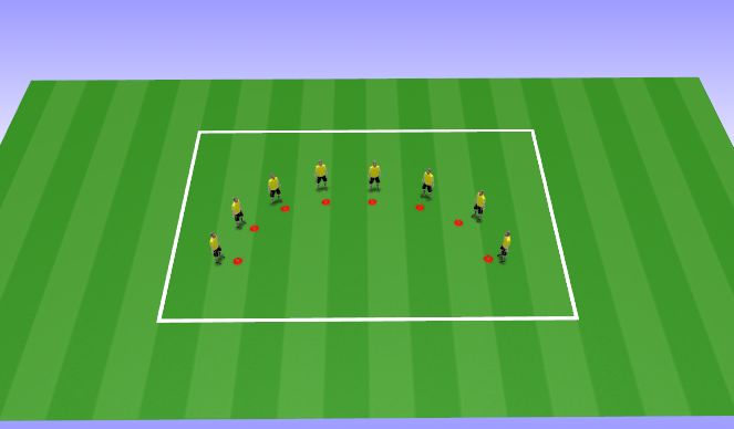 Football/Soccer Session Plan Drill (Colour): Animal Freeze Dance