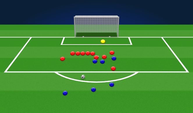 Football/Soccer Session Plan Drill (Colour): Animation 3