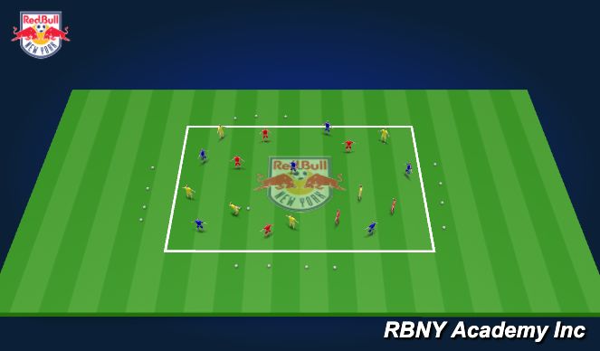 Football/Soccer Session Plan Drill (Colour): Introduction