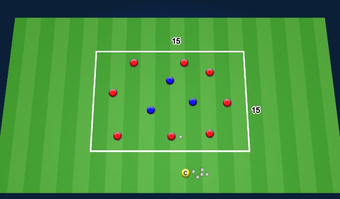 Football/Soccer Session Plan Drill (Colour): Passing Game