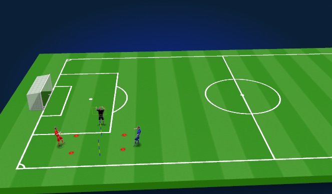 Football/Soccer Session Plan Drill (Colour): BP - Attacking the Ball in the air