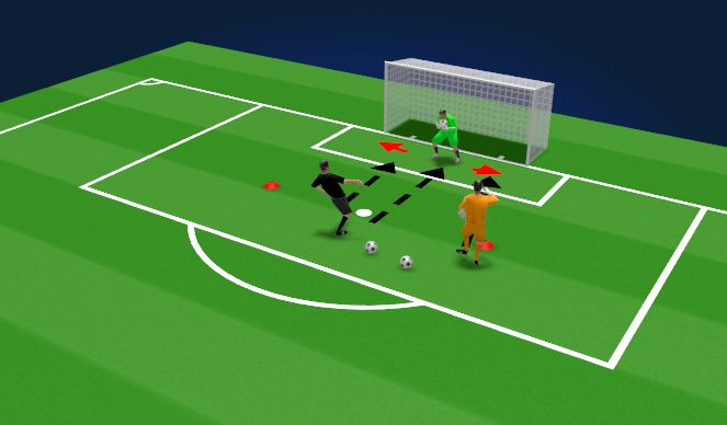 Football/Soccer Session Plan Drill (Colour): Screen 1