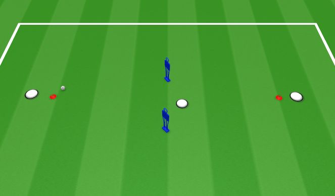 Football/Soccer Session Plan Drill (Colour): Pass and Move 2