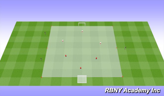 Football/Soccer Session Plan Drill (Colour): Match