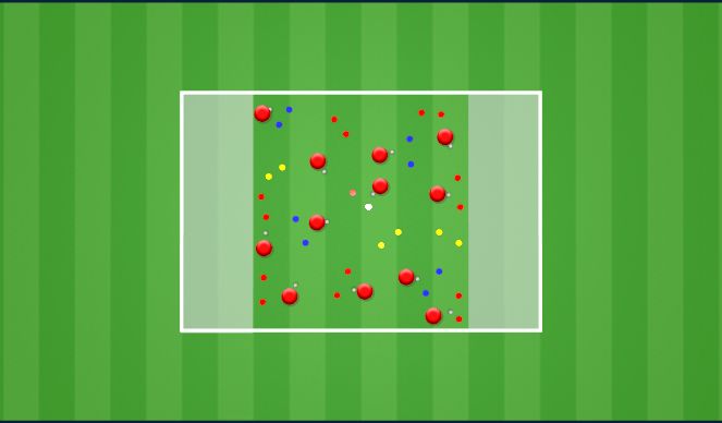 Football/Soccer Session Plan Drill (Colour): Technical