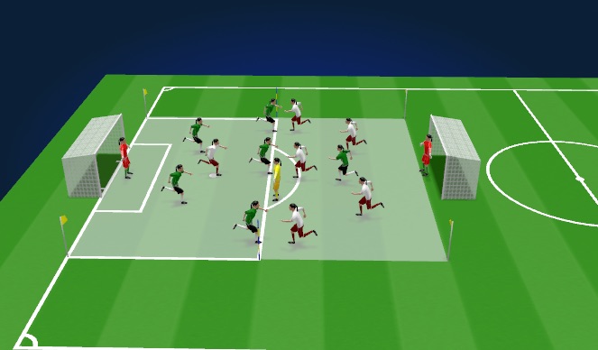 Football/Soccer Session Plan Drill (Colour): Final Game