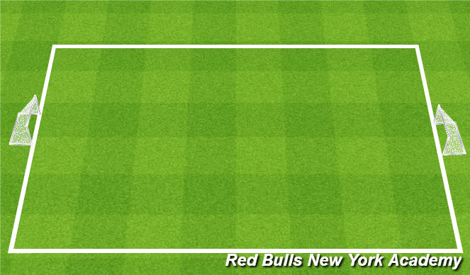 Football/Soccer Session Plan Drill (Colour): Scrimmage