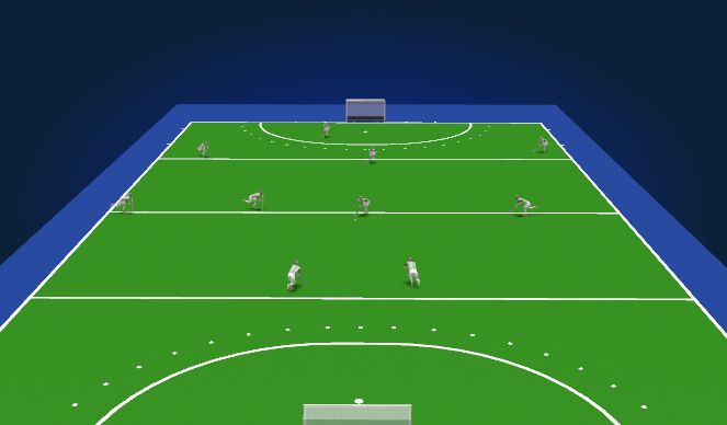 Hockey Session Plan Drill (Colour): bac4 sur HC