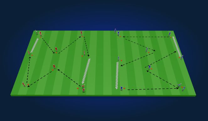 Football/Soccer Session Plan Drill (Colour): Screen 1