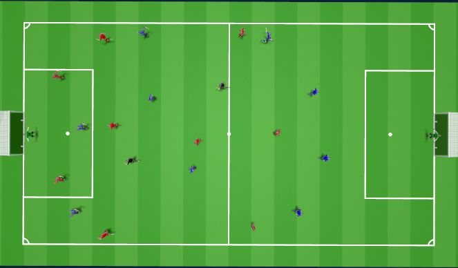 Football/Soccer Session Plan Drill (Colour): Screen 2