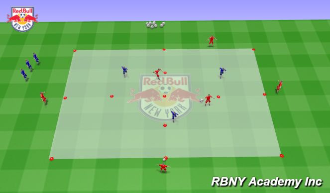 Football/Soccer Session Plan Drill (Colour): Intro