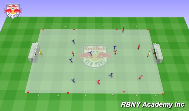 Football/Soccer Session Plan Drill (Colour): Match