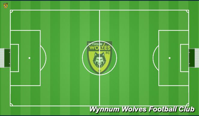 Football/Soccer Session Plan Drill (Colour): Set Up