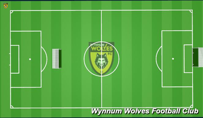 Football/Soccer Session Plan Drill (Colour): 10mins free