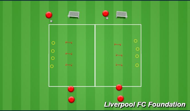 Football/Soccer Session Plan Drill (Colour): Screen 3