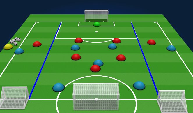 Football/Soccer Session Plan Drill (Colour): Screen 1
