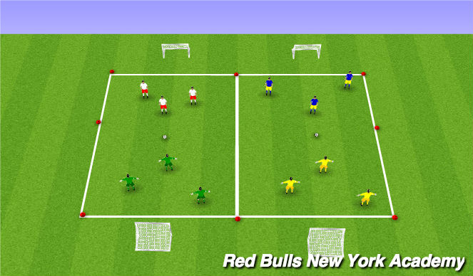 Football/Soccer Session Plan Drill (Colour): Tournament