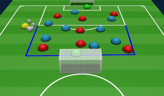 Football/Soccer Session Plan Drill (Colour): Screen 1