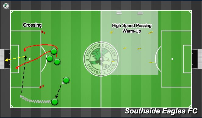 Football/Soccer Session Plan Drill (Colour): Animation 1